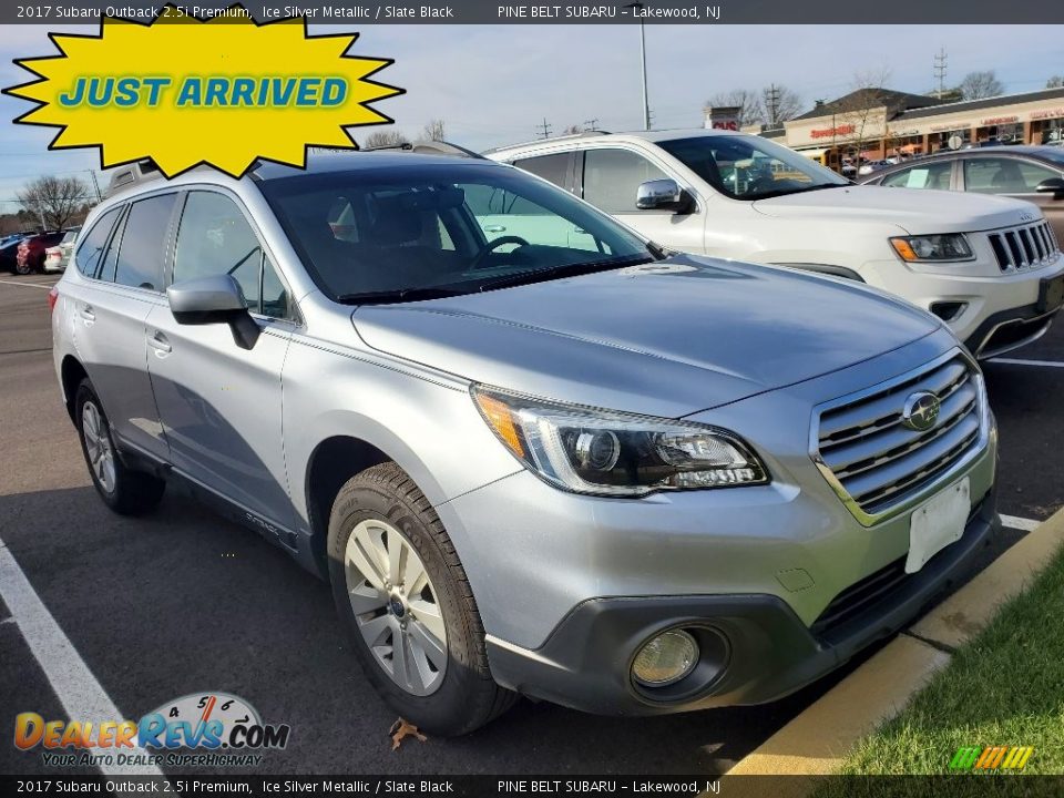 2017 Subaru Outback 2.5i Premium Ice Silver Metallic / Slate Black Photo #1