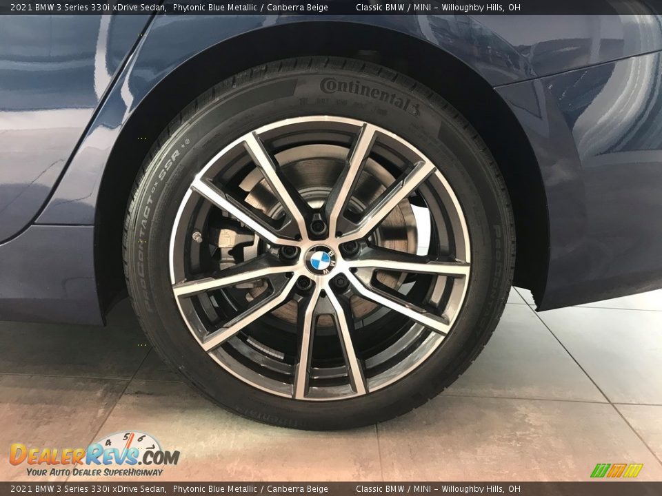 2021 BMW 3 Series 330i xDrive Sedan Phytonic Blue Metallic / Canberra Beige Photo #5