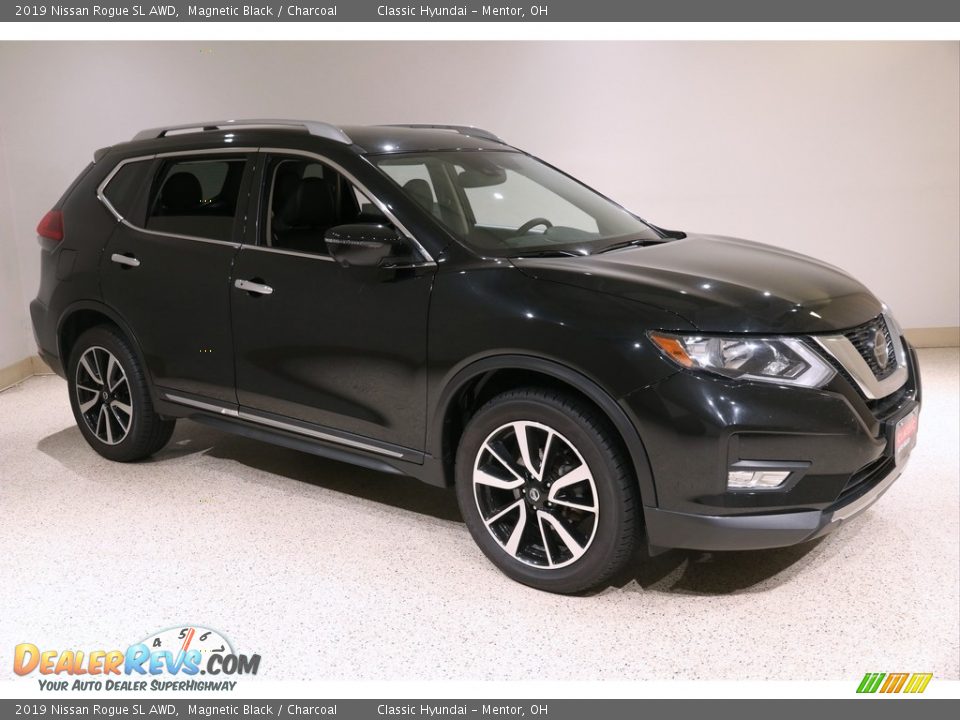 2019 Nissan Rogue SL AWD Magnetic Black / Charcoal Photo #1