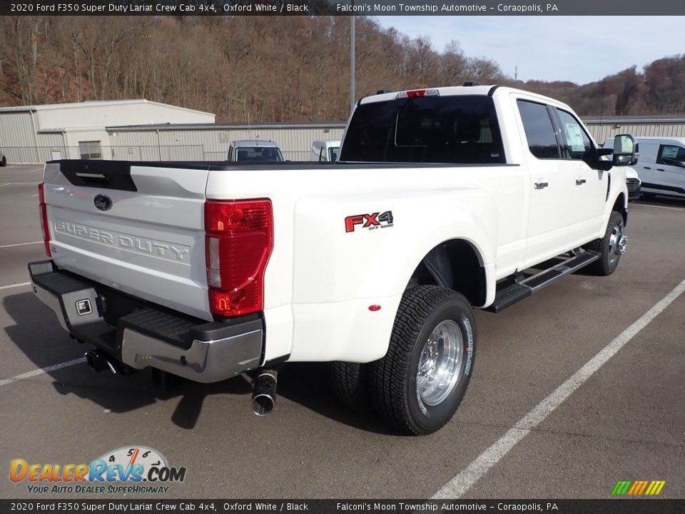 2020 Ford F350 Super Duty Lariat Crew Cab 4x4 Oxford White / Black Photo #2