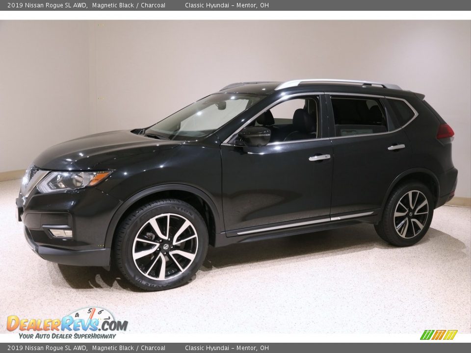 2019 Nissan Rogue SL AWD Magnetic Black / Charcoal Photo #3