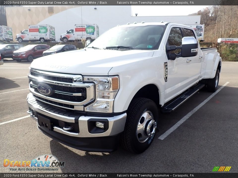 2020 Ford F350 Super Duty Lariat Crew Cab 4x4 Oxford White / Black Photo #5