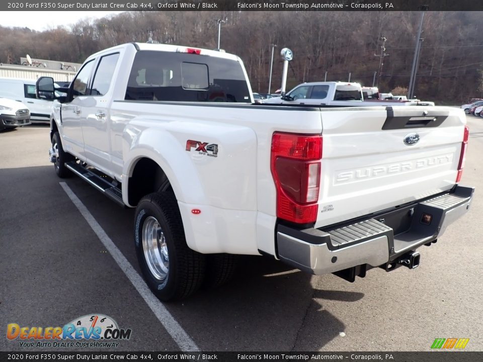 2020 Ford F350 Super Duty Lariat Crew Cab 4x4 Oxford White / Black Photo #6