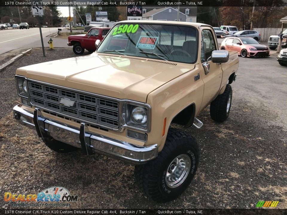 Buckskin 1978 Chevrolet C/K Truck K10 Custom Deluxe Regular Cab 4x4 Photo #2