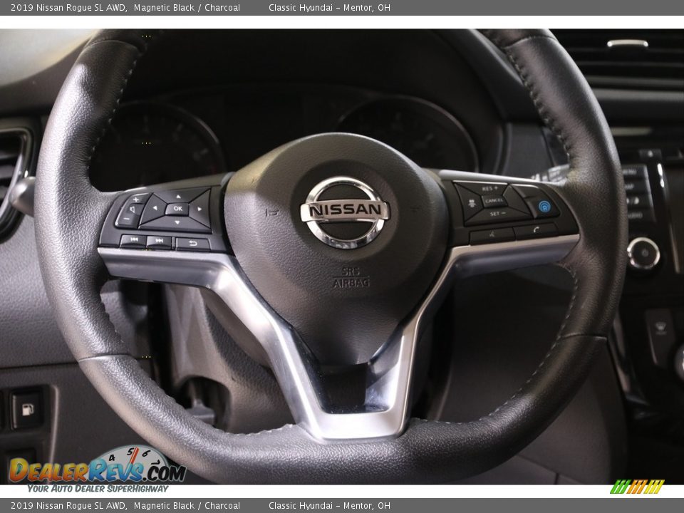 2019 Nissan Rogue SL AWD Steering Wheel Photo #8