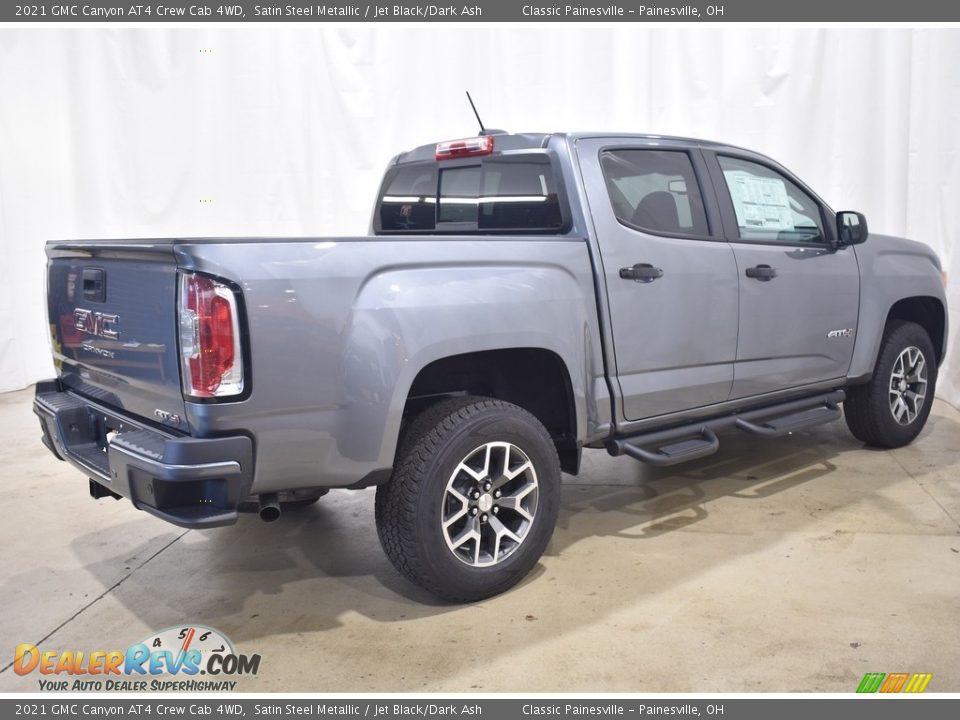 2021 GMC Canyon AT4 Crew Cab 4WD Satin Steel Metallic / Jet Black/Dark Ash Photo #2
