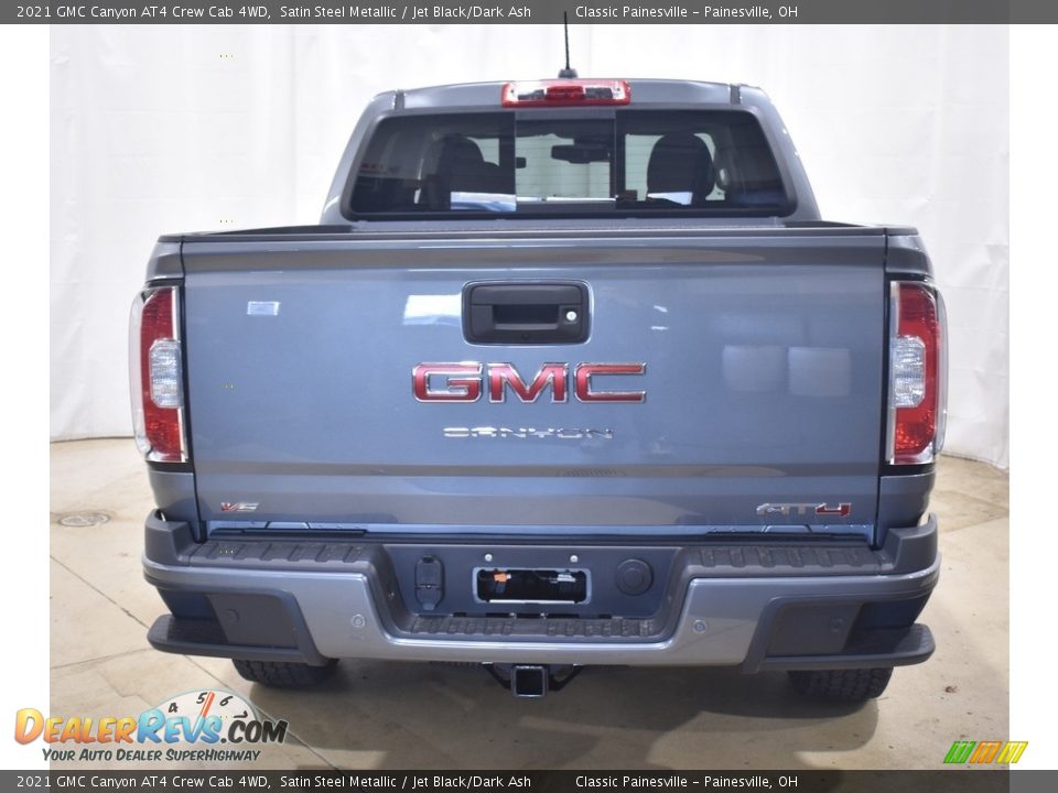 2021 GMC Canyon AT4 Crew Cab 4WD Satin Steel Metallic / Jet Black/Dark Ash Photo #3
