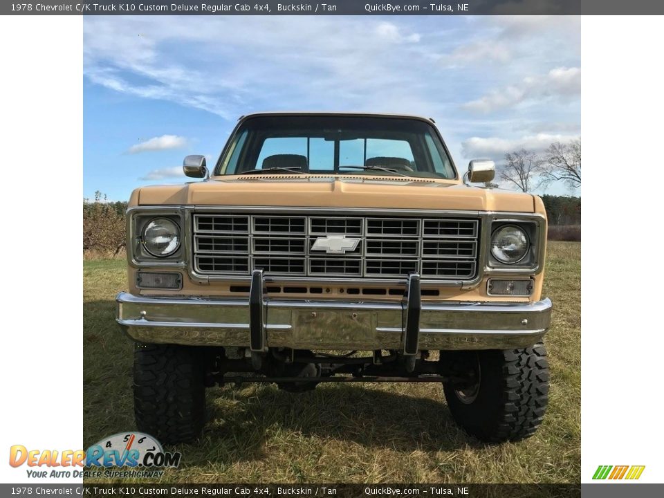 Buckskin 1978 Chevrolet C/K Truck K10 Custom Deluxe Regular Cab 4x4 Photo #4