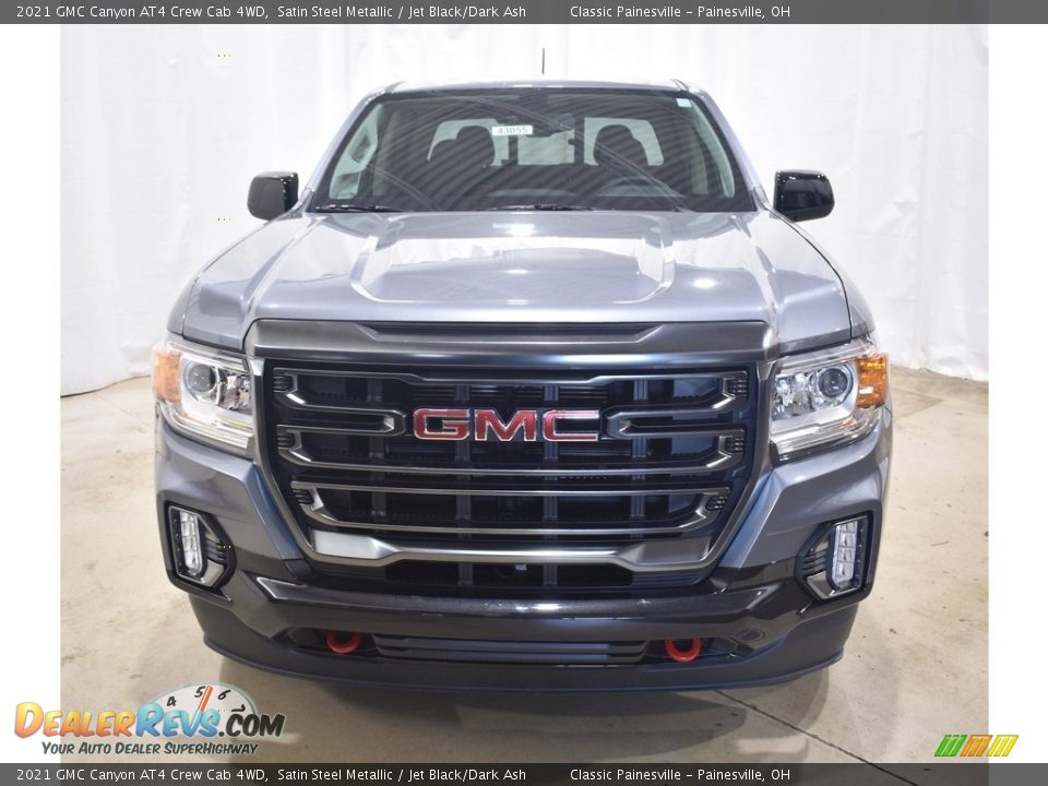 2021 GMC Canyon AT4 Crew Cab 4WD Satin Steel Metallic / Jet Black/Dark Ash Photo #4