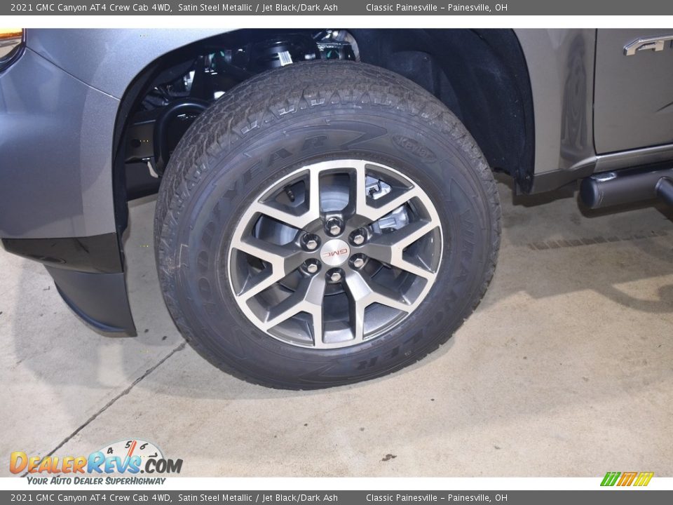 2021 GMC Canyon AT4 Crew Cab 4WD Satin Steel Metallic / Jet Black/Dark Ash Photo #5