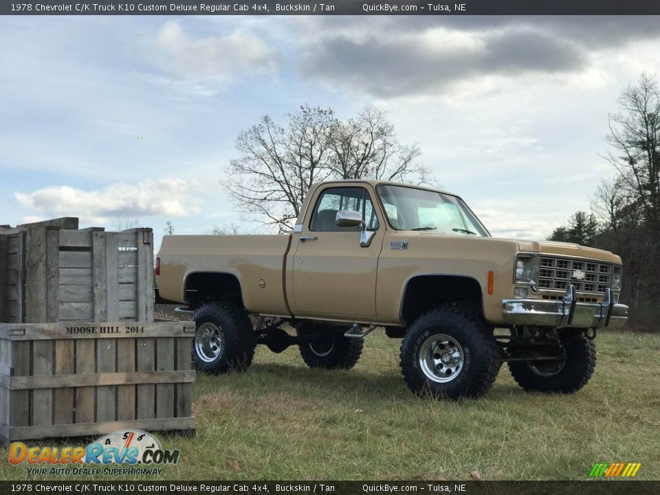 Buckskin 1978 Chevrolet C/K Truck K10 Custom Deluxe Regular Cab 4x4 Photo #7