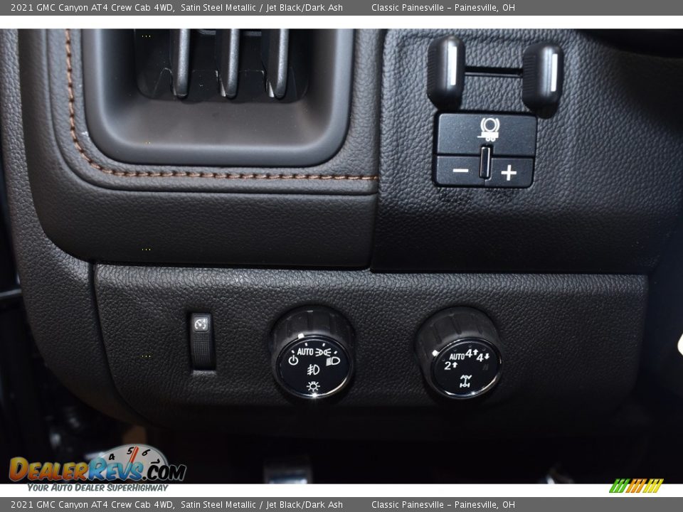 2021 GMC Canyon AT4 Crew Cab 4WD Satin Steel Metallic / Jet Black/Dark Ash Photo #9