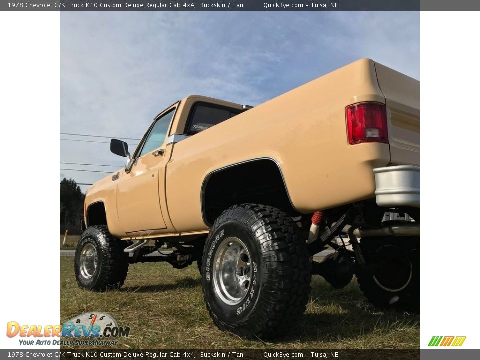 Buckskin 1978 Chevrolet C/K Truck K10 Custom Deluxe Regular Cab 4x4 Photo #10