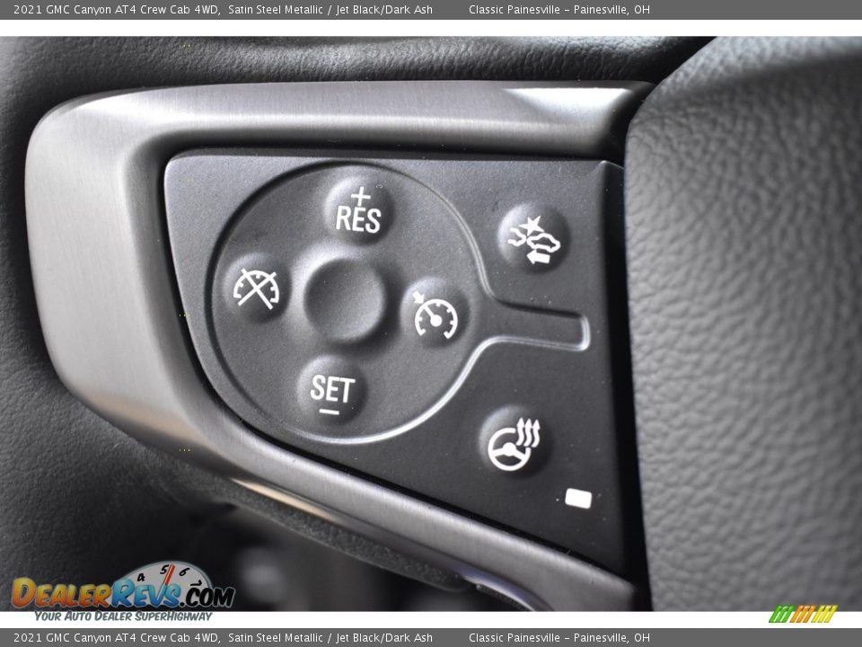 2021 GMC Canyon AT4 Crew Cab 4WD Satin Steel Metallic / Jet Black/Dark Ash Photo #10