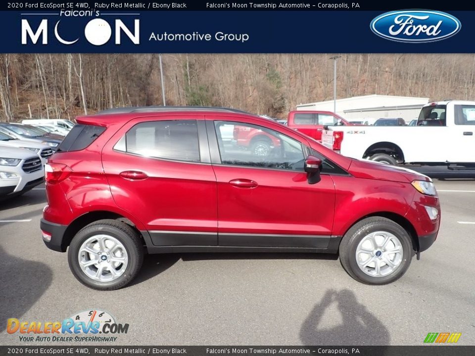 2020 Ford EcoSport SE 4WD Ruby Red Metallic / Ebony Black Photo #1