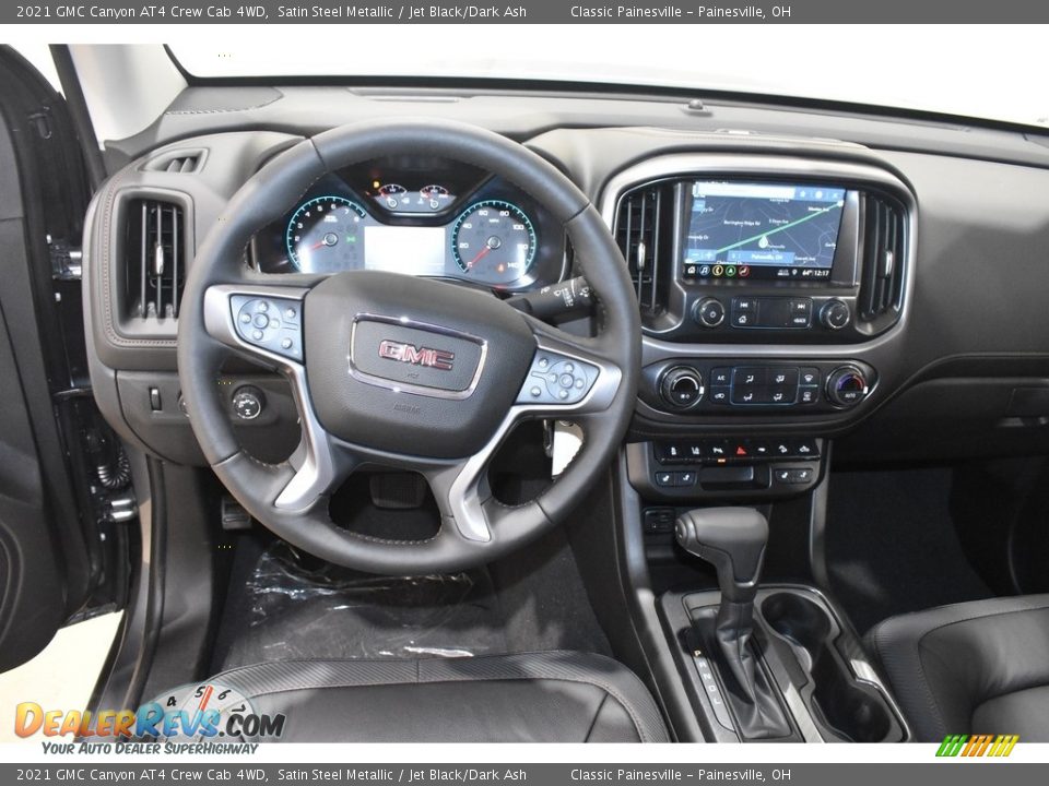 2021 GMC Canyon AT4 Crew Cab 4WD Satin Steel Metallic / Jet Black/Dark Ash Photo #11
