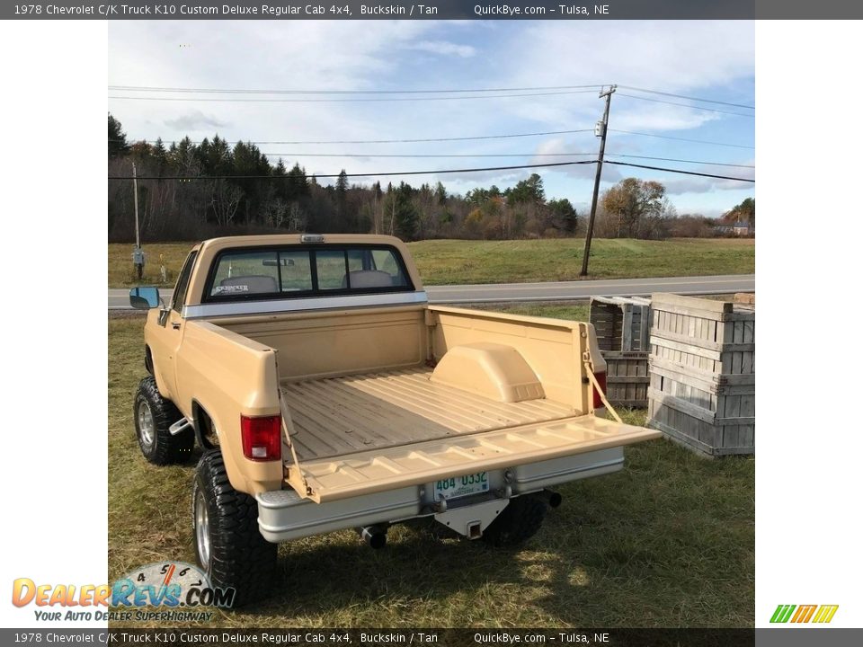 Buckskin 1978 Chevrolet C/K Truck K10 Custom Deluxe Regular Cab 4x4 Photo #14