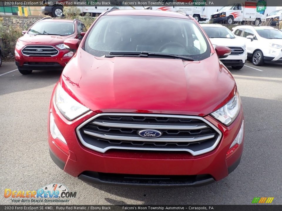 2020 Ford EcoSport SE 4WD Ruby Red Metallic / Ebony Black Photo #4