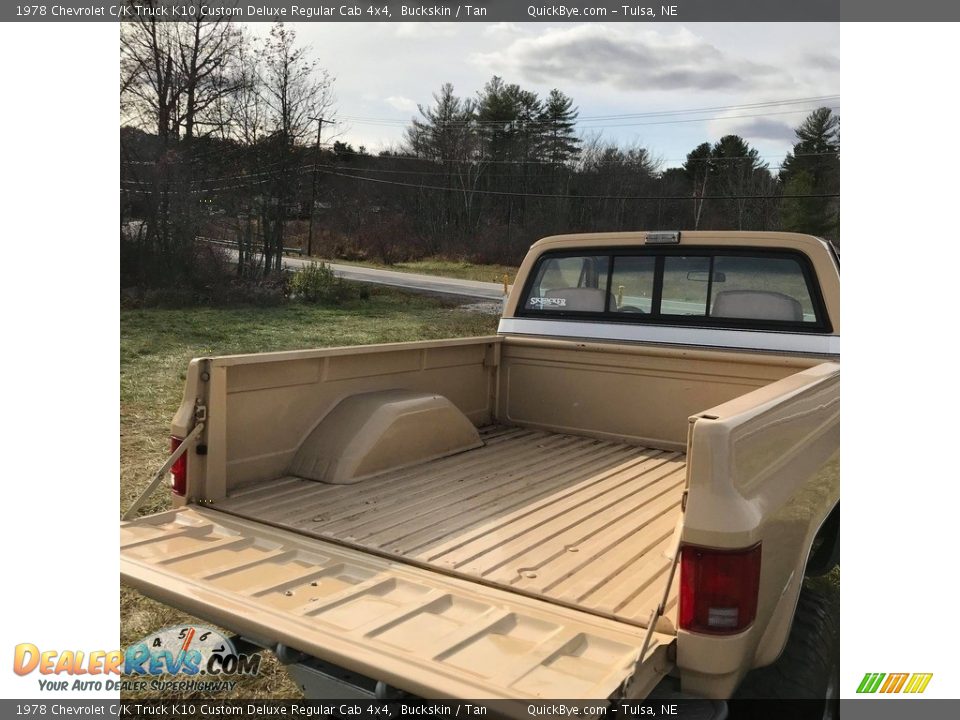 Buckskin 1978 Chevrolet C/K Truck K10 Custom Deluxe Regular Cab 4x4 Photo #15