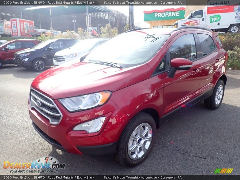 2020 Ford EcoSport SE 4WD Ruby Red Metallic / Ebony Black Photo #5