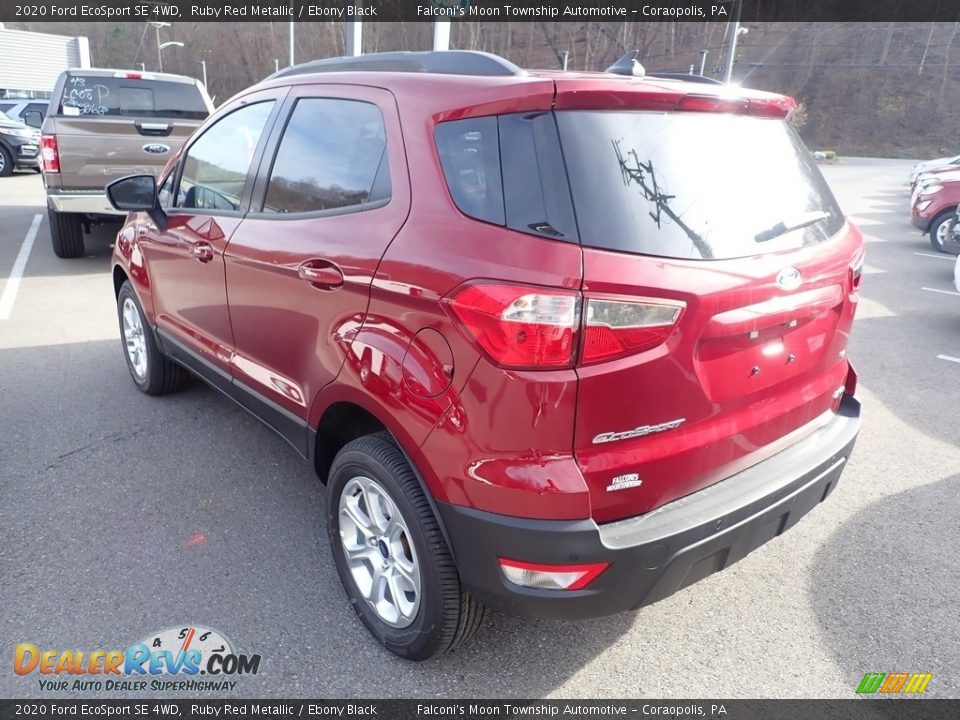 2020 Ford EcoSport SE 4WD Ruby Red Metallic / Ebony Black Photo #6