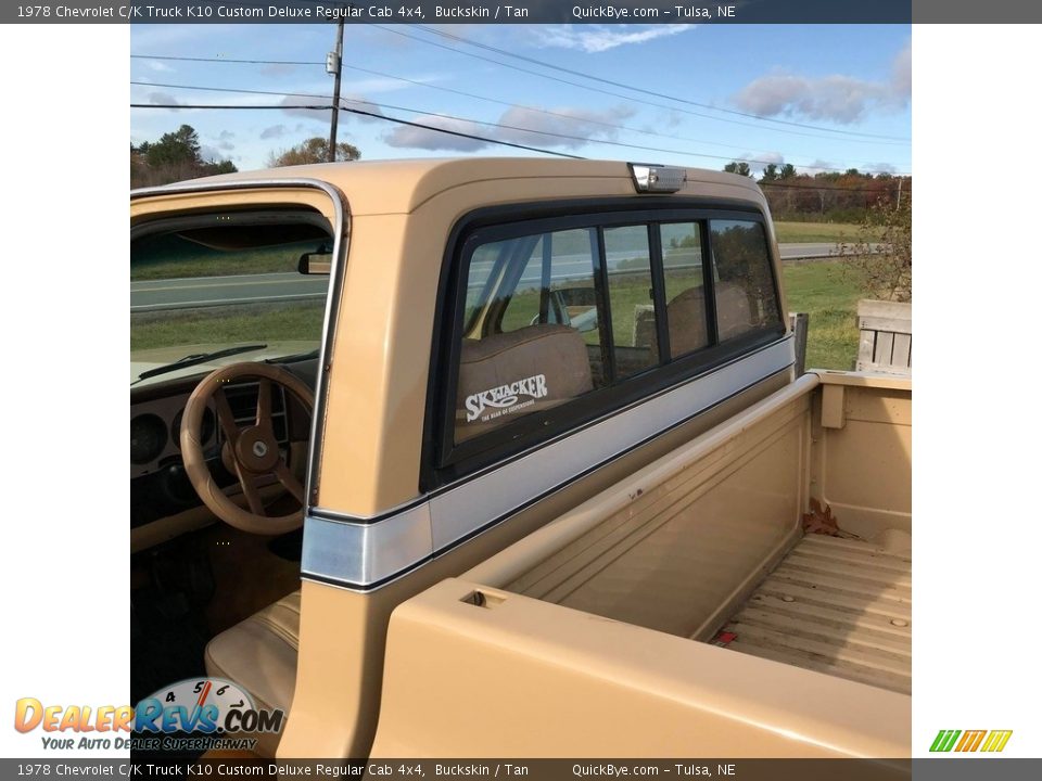 1978 Chevrolet C/K Truck K10 Custom Deluxe Regular Cab 4x4 Buckskin / Tan Photo #17