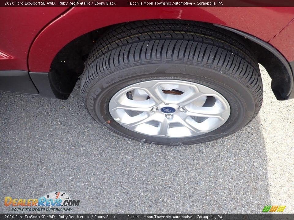 2020 Ford EcoSport SE 4WD Ruby Red Metallic / Ebony Black Photo #7