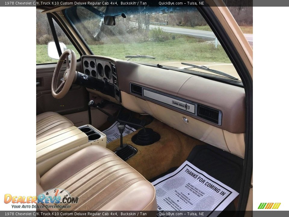 Dashboard of 1978 Chevrolet C/K Truck K10 Custom Deluxe Regular Cab 4x4 Photo #19