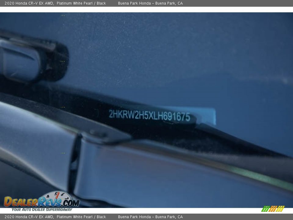 2020 Honda CR-V EX AWD Platinum White Pearl / Black Photo #36