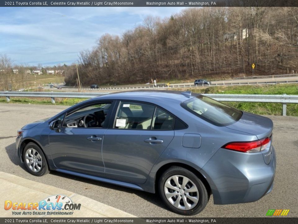 2021 Toyota Corolla LE Celestite Gray Metallic / Light Gray/Moonstone Photo #2