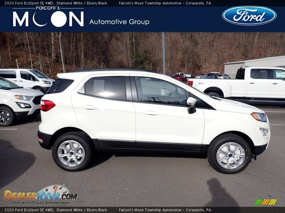 2020 Ford EcoSport SE 4WD Diamond White / Ebony Black Photo #1