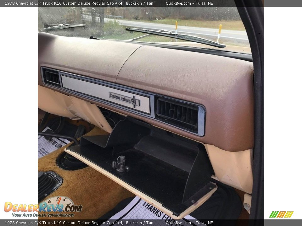 Dashboard of 1978 Chevrolet C/K Truck K10 Custom Deluxe Regular Cab 4x4 Photo #26