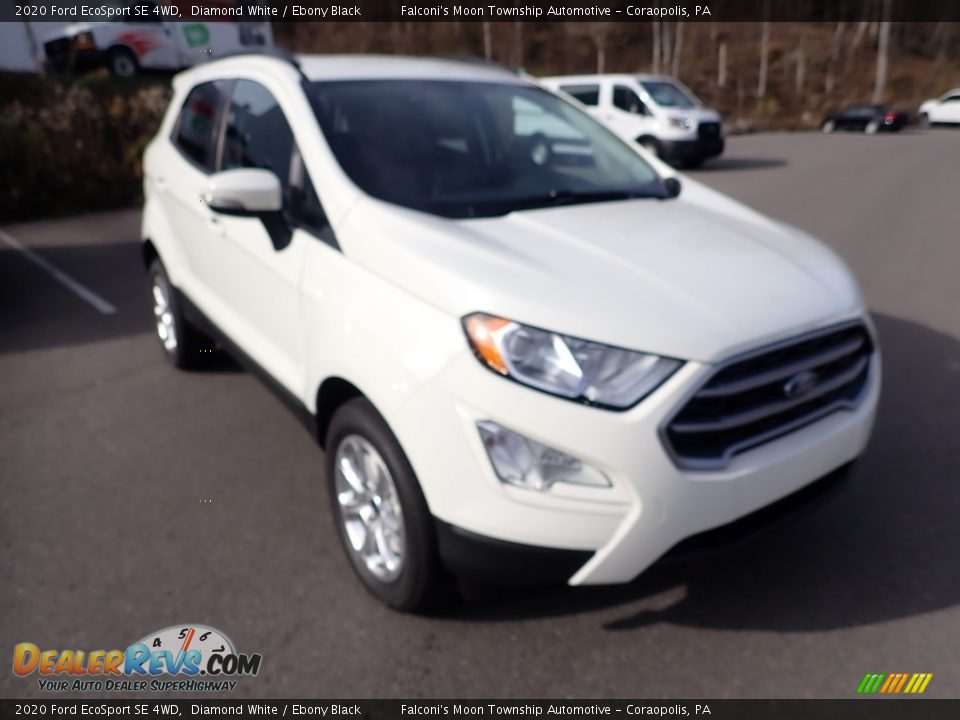 2020 Ford EcoSport SE 4WD Diamond White / Ebony Black Photo #3