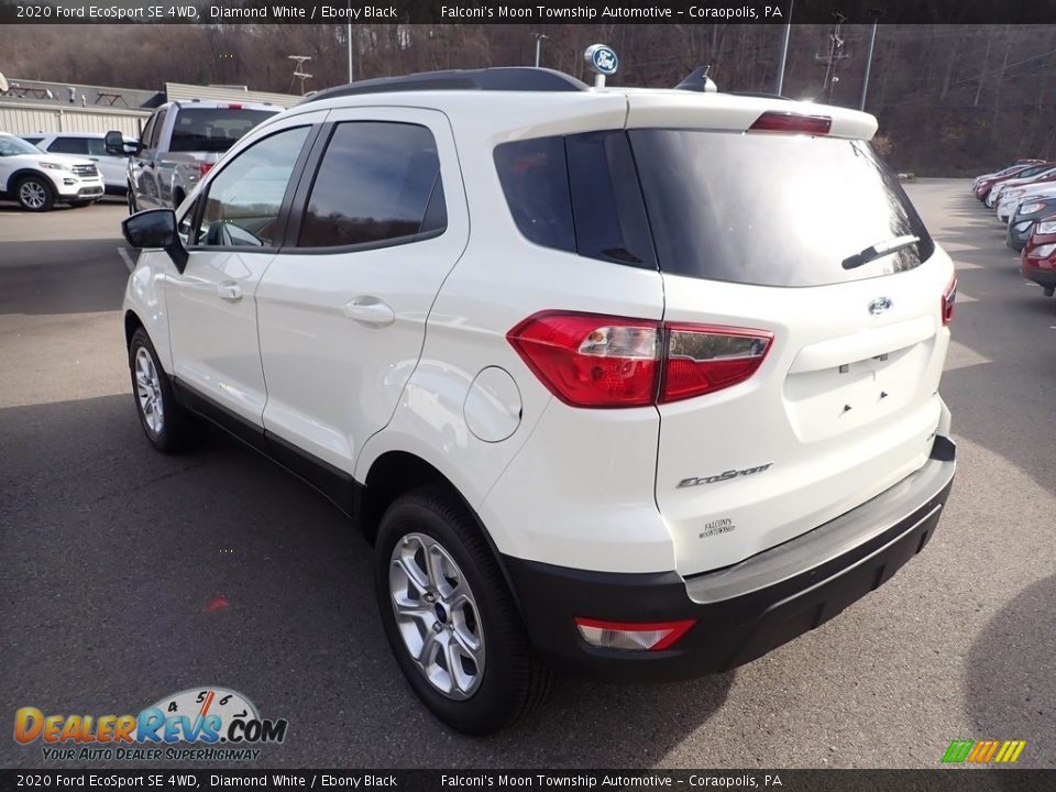 2020 Ford EcoSport SE 4WD Diamond White / Ebony Black Photo #6