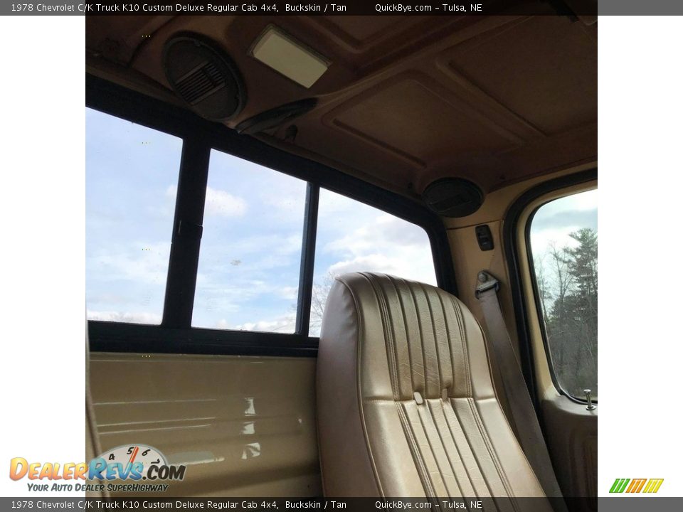 Front Seat of 1978 Chevrolet C/K Truck K10 Custom Deluxe Regular Cab 4x4 Photo #32