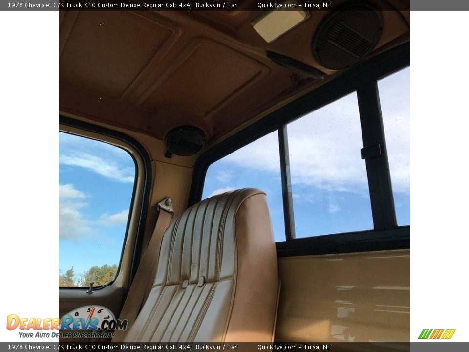 Front Seat of 1978 Chevrolet C/K Truck K10 Custom Deluxe Regular Cab 4x4 Photo #33