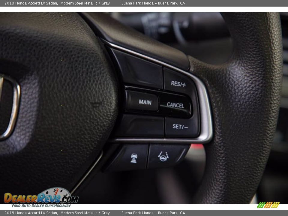 2018 Honda Accord LX Sedan Modern Steel Metallic / Gray Photo #17