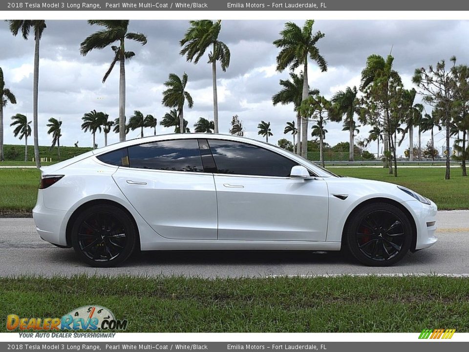 Pearl White Multi-Coat 2018 Tesla Model 3 Long Range Photo #2