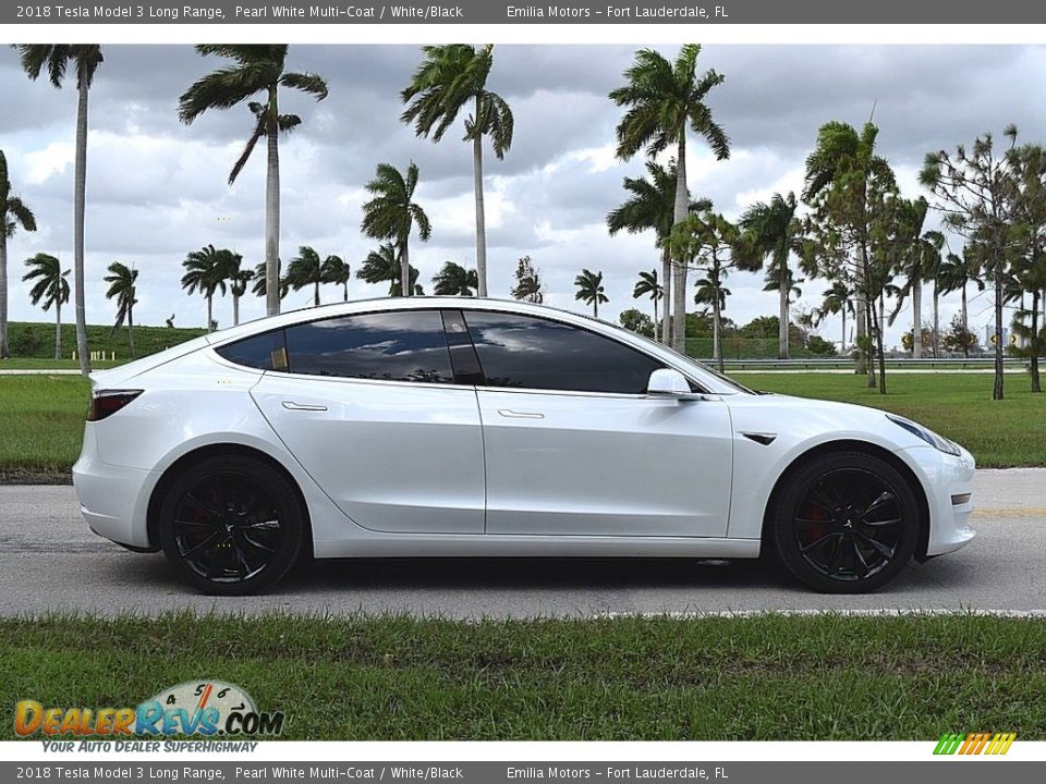 Pearl White Multi-Coat 2018 Tesla Model 3 Long Range Photo #2