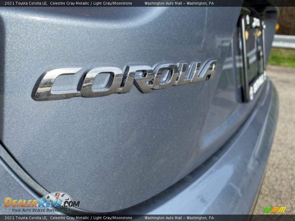 2021 Toyota Corolla LE Celestite Gray Metallic / Light Gray/Moonstone Photo #27