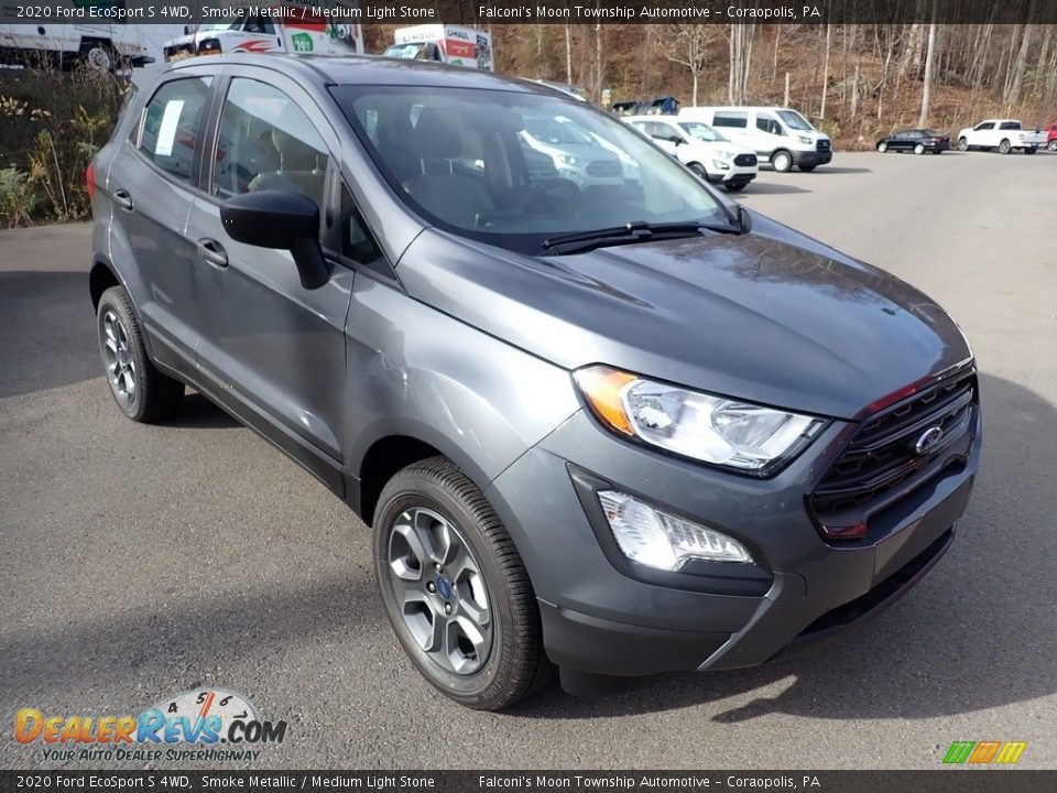 2020 Ford EcoSport S 4WD Smoke Metallic / Medium Light Stone Photo #3