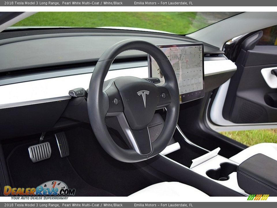 White/Black Interior - 2018 Tesla Model 3 Long Range Photo #19