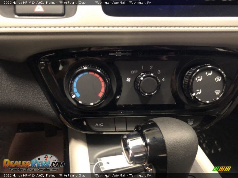 2021 Honda HR-V LX AWD Platinum White Pearl / Gray Photo #15
