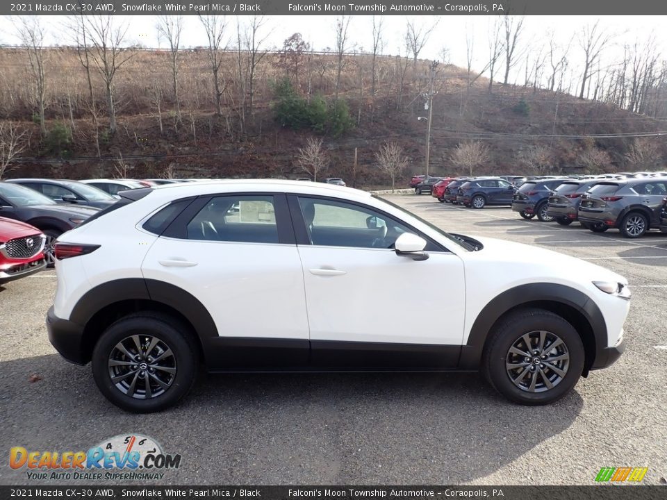 2021 Mazda CX-30 AWD Snowflake White Pearl Mica / Black Photo #1