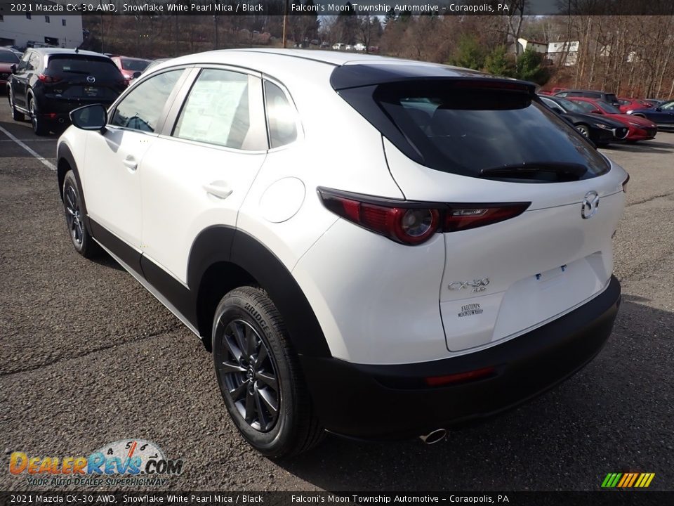 2021 Mazda CX-30 AWD Snowflake White Pearl Mica / Black Photo #6