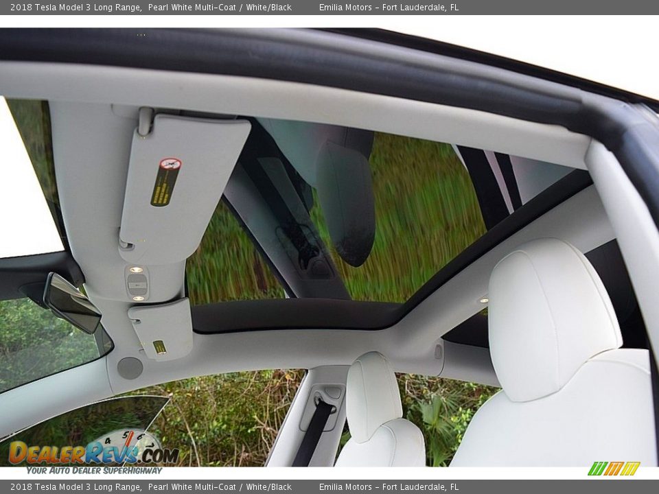 Sunroof of 2018 Tesla Model 3 Long Range Photo #37