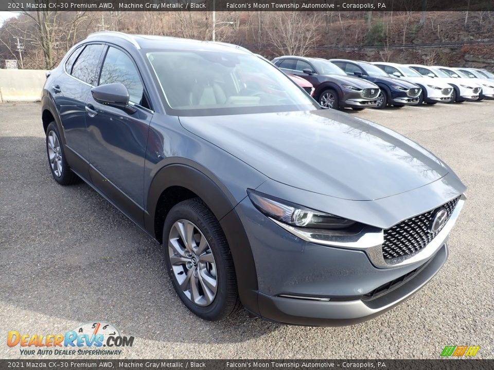 2021 Mazda CX-30 Premium AWD Machine Gray Metallic / Black Photo #3