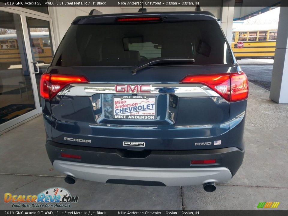 2019 GMC Acadia SLT AWD Blue Steel Metallic / Jet Black Photo #5