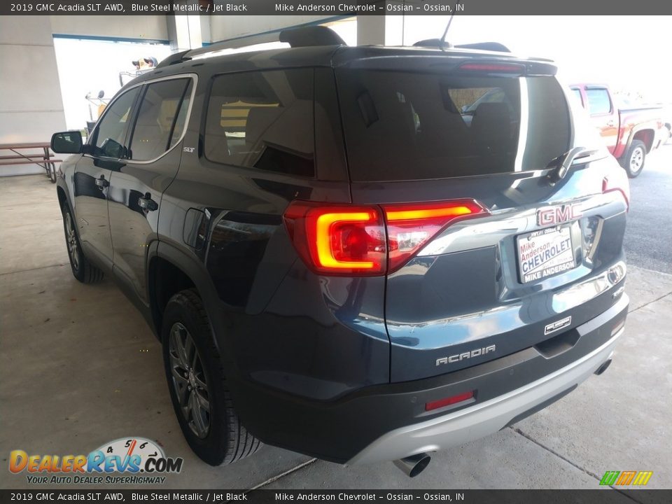 2019 GMC Acadia SLT AWD Blue Steel Metallic / Jet Black Photo #9