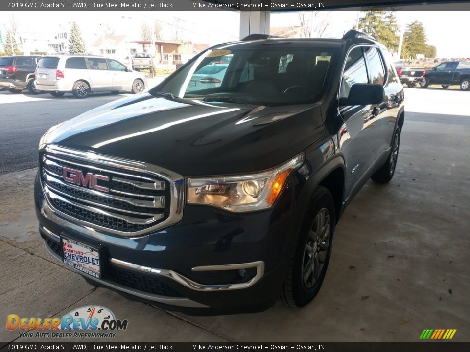 2019 GMC Acadia SLT AWD Blue Steel Metallic / Jet Black Photo #10